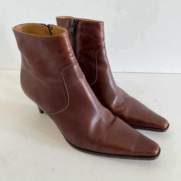 Vintage Coach Italy Alexis Ankle Boots Size 7.5B - Picture 1 of 10